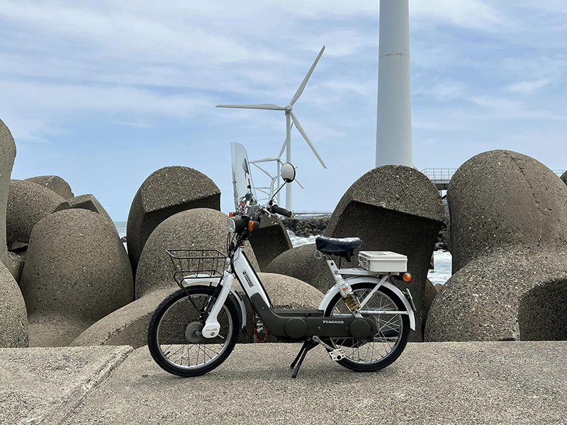 ピアジオ チャオ モペッド 実働 廃車証明書付