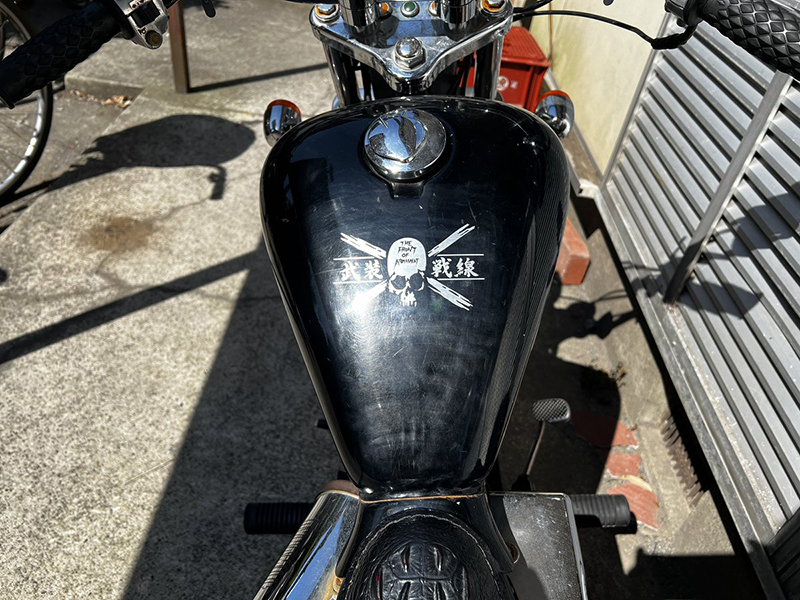 ホンダ ジャズ タンクのエイジング加工